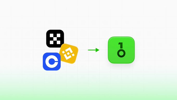 A graphic showing app icons transitioning into a green icon labeled '1' with a male symbol, suggesting a dating app transformation.