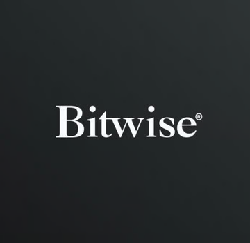 The image shows the Bitwise logo in white serif text on a dark background, representing the crypto asset management firm that recently reduced its workforce by 14%, cutting staff from around 180 to approximately 155 employees amid the ongoing crypto bear market.