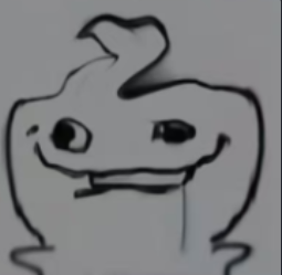 A simple sketch of a smug, grinning cartoon character with narrowed eyes and a slight smirk, conveying a mocking or knowing attitude.

The character's smug expression humorously matches the post's tone of mocking those who remain on BSC ("bsc 的傻子") while others have moved to RH, visually representing the ridicule toward BSC users as "fools" being left behind.