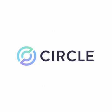 The image displays the Circle logo, featuring a stylized circular emblem in gradient shades of teal, green, and purple alongside the company name "CIRCLE" in bold dark lettering, which corresponds to the article about Circle launching the Arc Mainnet blockchain with major institutional validators like BlackRock and Visa.