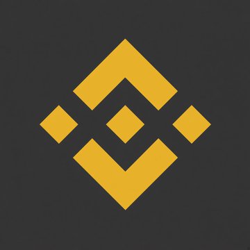 The image shows the Binance logo, a gold geometric symbol of interlocking diamond shapes on a dark background, which relates to the post about Binance providing Russian authorities with transaction and personal data on a client involved in crypto donations to the Ukrainian military.