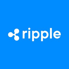 The image displays the white "ripple" logo alongside its distinctive three-circle icon on a bright blue background. The branding visually reinforces the post's announcement of Ripple expanding its South Korean presence through a new partnership with Jeonbuk Bank for cross-border payment services.