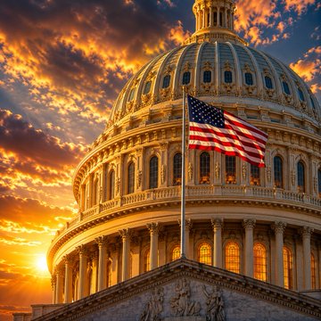The image features a large building with an American flag flying above its dome at sunset, creating a beautiful backdrop. The text in the image suggests that the Clarity Act is coming soon, which could potentially impact the crypto market. The post mentions that XRP is built for institutions and that it will be entering the market when the Clarity Act arrives. This implies that the cryptocurrency market might experience significant changes due to the upcoming legislation.