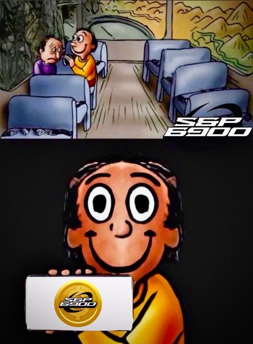 The image features two cartoon drawings of people sitting on chairs, one of them holding a box that says "SPX690" on it. The other drawing depicts a boy with a big smile next to a blue chair. The text at the bottom of the image reads "Shill #SPX690 at the @FIFAWorld Cup This movement is borderless Everyone on planet earth can resonate with it If ANY aeons are going lmk & I’ll tip u to shill idc".