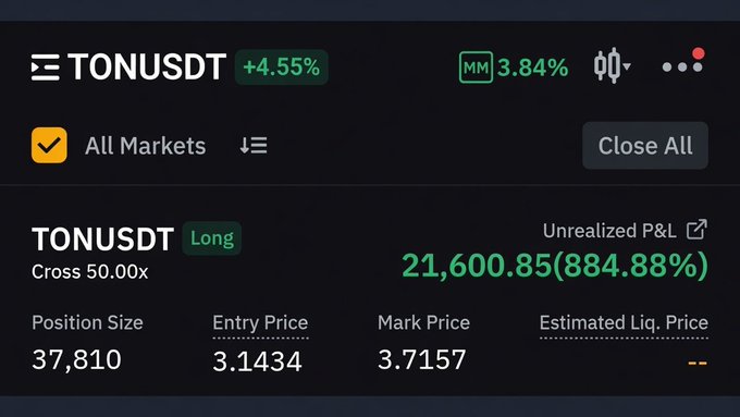 A screenshot of a computer screen displaying information related to trading cryptocurrency, specifically Bitcoin. The screen shows two columns with the top column showing the current Bitcoin market price and its estimated closing price for the day, while the bottom column has an entry price for some coins.