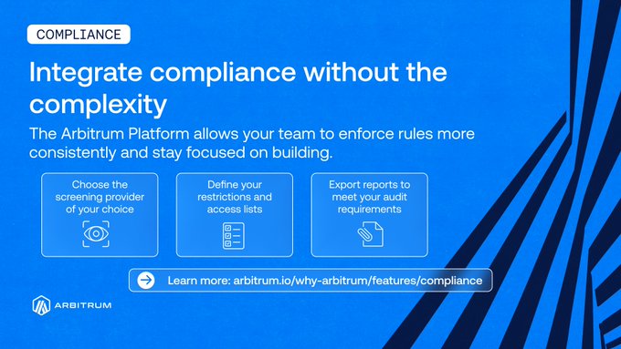 The image shows a blue banner with white text that reads "Integrate Compliance without the Complexity". The banner also includes three icons representing different compliance policies for businesses, which are displayed against a black background.