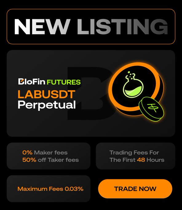 "New listing" refers to a listing of contracts with a particular currency, likely Lab - USDT or another type of cryptocurrency. The post emphasizes that this list contains the maximum fees for both maker fees (0% offtaker fees) and trader fees (50% offtaker fees). The post also suggests that trade is currently open in the new listing as it was posted on September 18th.