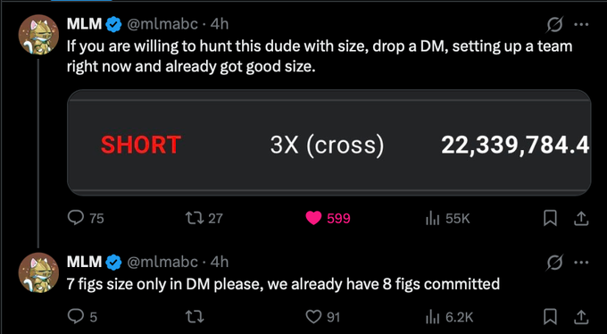 MLM is rallying support on Twitter to short $PONS, already securing $22.3M (3X cross) and 8 figures in commitments, aiming to liquidate Loracle's short position with a liquidation price of $1.84.