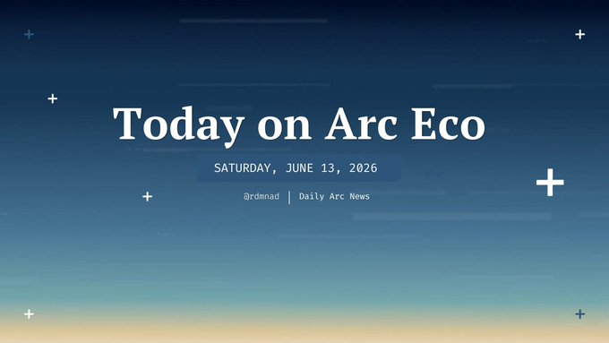 𝐀𝐨𝐝𝐚𝐲 𝐎𝐧 𝐀𝐫𝐜 𝐄𝐜𝐨 Saturday, June 13, 2026.