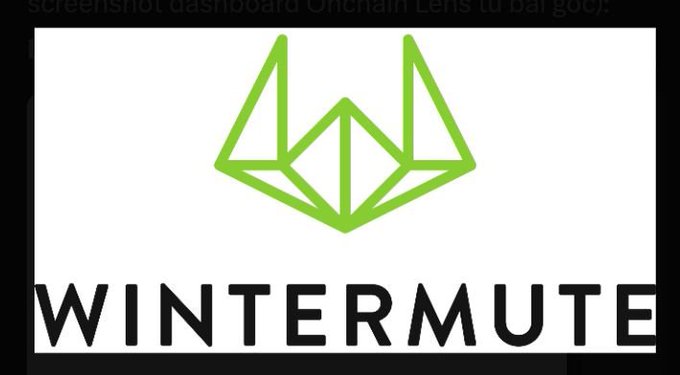 A logo featuring a green geometric animal head design is displayed above the text 'WINTERMUTE'.