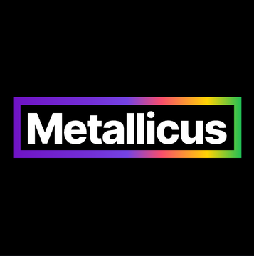 The image displays the Metallicus logo, featuring the company name in bold white text within a rectangular frame bordered by a vibrant purple-to-green gradient, set against a black background. This branding visually represents the company highlighted in the post as a FedNow-certified service provider already integrated into the real-time payments infrastructure adopted by nearly 1,900 live financial institutions.