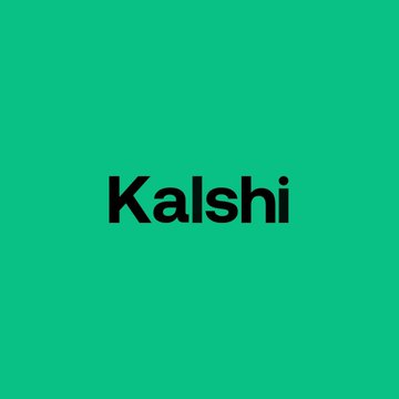 The image features a green background with the word "Kalshi" written in black text, which appears to be the title of an article or news piece about Kalshi. The text is positioned at the top left corner of the image.