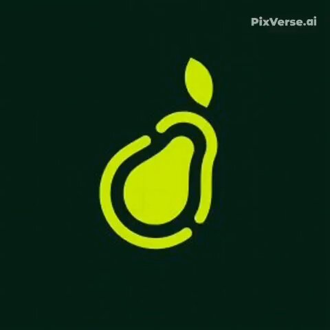 The image features a logo for GM Pear Fam, which consists of a green pear outlined in white with a yellow stem. The background color is black, providing contrast to the vibrant colors of the pear logo. Below the logo, there's text that reads "Focus on what is in the image and how it relates to the post".