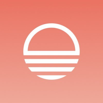 A white circular logo featuring a dome shape above horizontal stripes sits centered on a coral-pink gradient background, representing the branding for Physical Silver ($SILV) by Dominion Market as it launches on the Solana blockchain.