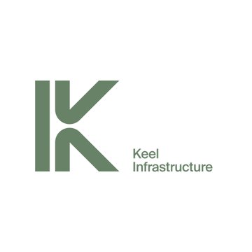 The image displays the Keel Infrastructure logo, featuring a stylized green "IK" monogram alongside the company name. This visual branding aligns with the announcement that Keel has shifted its focus from Bitcoin mining to AI and high-performance computing data centers in the US.