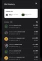 The image shows a "Bid history" panel with a current high bid of 39 SOL from user "solana..." on a Black Bull Toad NFT, directly illustrating the 39 SOL purchase mentioned in the post about acquiring this 1/1 NFT from @solanapoet.