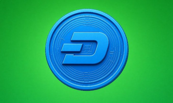 A blue coin featuring the letter 'D' logo on a green background, representing the DAI cryptocurrency.