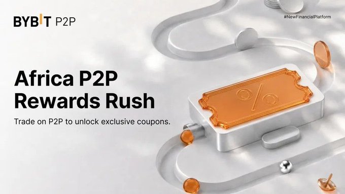 The image features a poster for a rewards program called Bybit P2P Rewards Rush that offers users a chance to earn up to 20 US Dollars by trading their own unique prizes, such as gift cards or physical items like balls. The poster includes an image of different prizes and coins, suggesting the range of possible trades and rewards. To participate in the rewards rush, new users need to join a specific group with limited resources or those who have not yet started trading. The post encourages people to take advantage of this opportunity to win exciting rewards by sharing their prizes on Bybit P2P.