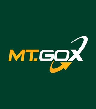 The image features a logo for Mt. Gox, which is a cryptocurrency exchange. The logo displays the text "Mt. Gox" surrounded by an upward-pointing arrow, symbolizing its focus on transactions moving upwards in value. There are also numbers below the text indicating that 10,539 Bitcoin has been transferred to an unknown wallet, as well as a drop in the cryptocurrency's value of approximately $70,000. The surrounding text provides context for the image and connects it to the post about Bitcoin and Mt. Gox.