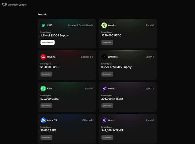 This image displays a list of seven different cryptocurrency wallets, each with its own description, logos, and payment information. One of these wallet descriptions mentions that there are "RERES" transactions occurring as part of an upcoming claim from @wallchain. This suggests that the user might be interested in investing or getting some rewards related to the cryptocurrency world, particularly from transactions taking place on this particular wallet. The rest of the wallets and their details appear to offer various features and services but do not explicitly relate to the upcoming claim.