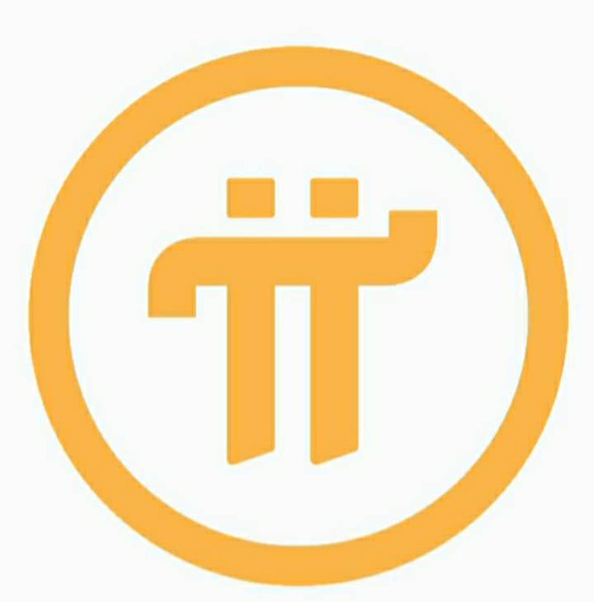 The image shows the Pi Network logo, featuring a stylized orange "π" symbol enclosed within an orange circular border on a white background. This logo represents the Pi cryptocurrency, which the accompanying post discusses as a utility-backed currency mined by users, contrasted with Bitcoin's liquidity-backed model.