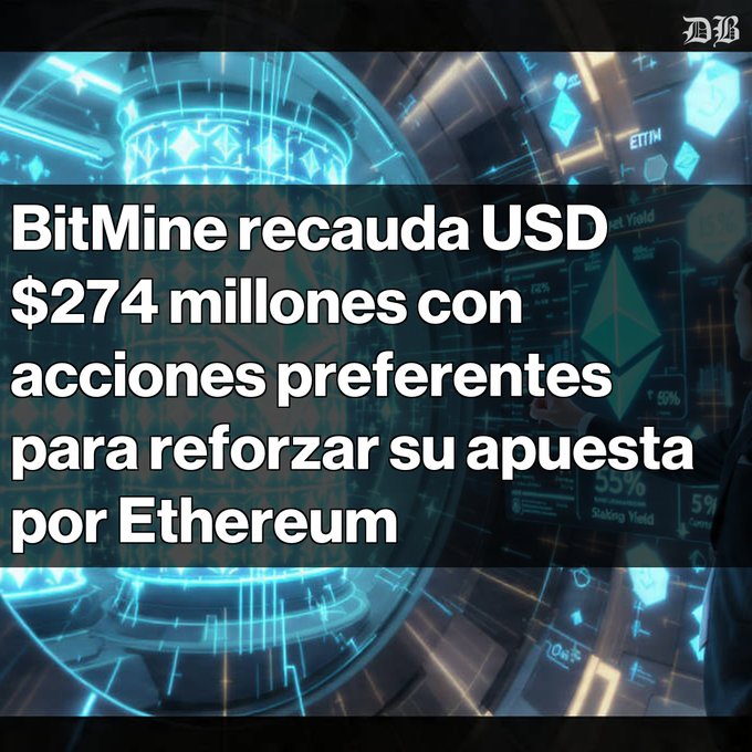 In this image, there's a large blue-green digital clock with three hands indicating various times around the world. The backdrop of the image features a quote about Bitcoin mining written in Spanish. It seems that the post is discussing different aspects related to Bitcoin mining or its impact on the economy and the cryptocurrency market. The main focus, however, remains centered on Bitcoin as seen through the clock's design.