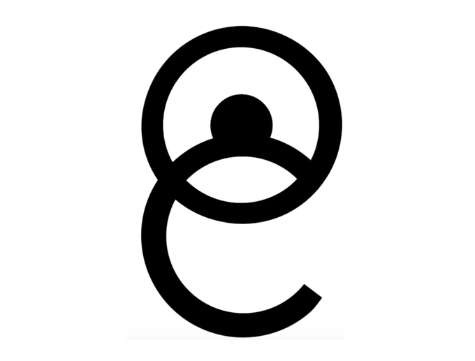 The image features an abstract logo consisting of two black circles connected by a line, with the word "Citrini" written below them. The text "HYPE" is also present within the logo. The background color of the image is white, which contrasts with the black elements in the logo and makes it stand out. The post discussing Citrini Research's investment in Hyper Liquid has a grayish-white background that complements the white foreground where the logo is displayed.