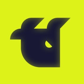 The image features a stylized eagle logo in dark navy blue against a bright yellow-green background, representing the WhiteBIT cryptocurrency exchange brand associated with the $WBT coin mentioned in the post.
