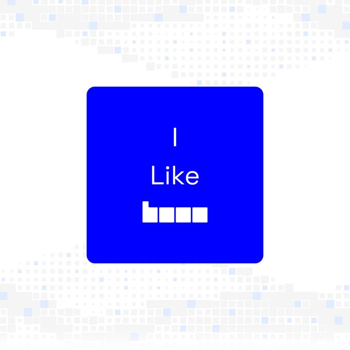 This image features the words "I Like" next to a progress bar, suggesting a sentiment towards something that is being processed or loaded, relating to the post's sentiment about "Base".