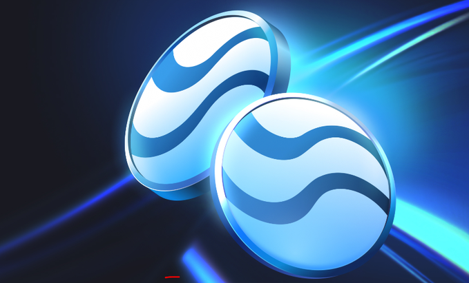 The image features two blue circles with white swirls inside them against a dark background. The text "It's weekend! Are you considering checking in @River4fun to explore opportunities right there? Connected wallet Linked X account and start creating content for your daily points reward." is present, which suggests that the post might be related to a rewards program or an event happening on Saturday.

The image also contains some text about a website called "@RiverdotInc" and another website named "linked x". The text "@River4fun" refers to a rewards program for checking in at the site, while "@linked x" is likely a part of the same website or related to it.