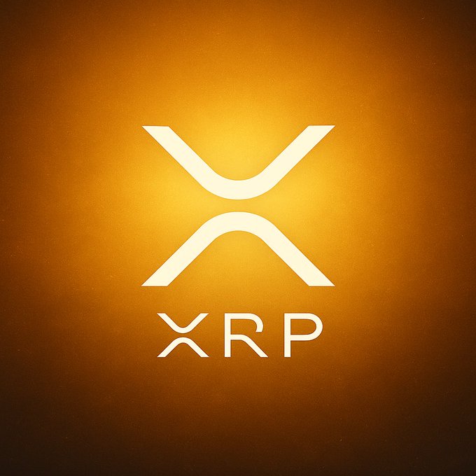 The image features an XRP logo, which is a white "X" with a vertical line through it. The background of the image is orange, giving it a warm and inviting appearance. Below the logo, there's text that reads "GOOD MORNING $XRP FAMILY Discipline today ➜ Freedom tomorrow." This message seems to be related to the XRP cryptocurrency, as indicated by its name in the image description. The combination of the white logo with the orange background creates a visually appealing contrast and makes the post stand out on social media platforms.