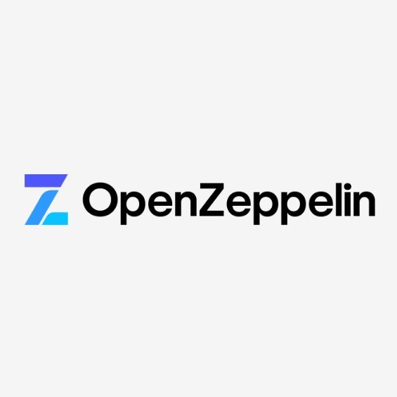 The image displays the OpenZeppelin logo, featuring a stylized blue and cyan "Z" icon beside the company name "OpenZeppelin" in black text. This branding visually accompanies news of OpenZeppelin expanding its smart contract security suite to the TRON blockchain, highlighting the platform behind tools that have secured trillions in value.