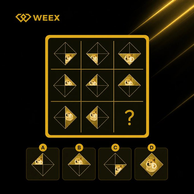 The image features a black background with yellow diamonds arranged in a grid-like pattern, along with a question asking for the correct number of diamonds within each row or column. The text "WEEXQuiz Giveaway Win" suggests that there is a contest going on and the winner will be rewarded 50 US dollars.