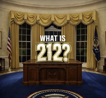The Oval Office of the White House is overlaid with bold text reading 'WHAT IS 2122?'.
