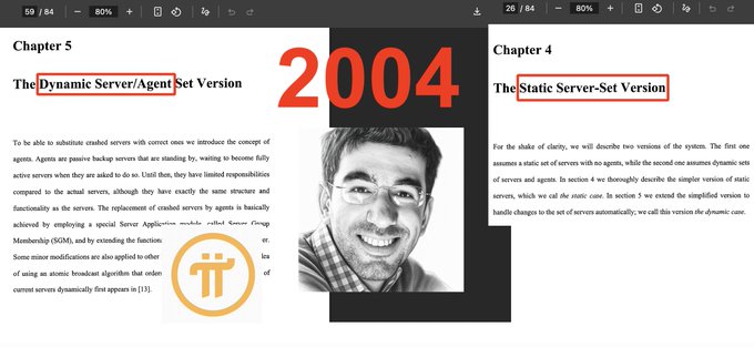 A PDF viewer's pages 59 and 60 are shown, featuring text about server sets from 2016. Chapter 5 is titled "The Dynamic Server/Agent Set Version" and Chapter 4 is "The Static Server-Set Version", with both "Dynamic Server/Agent" and "Static" highlighted in red boxes.