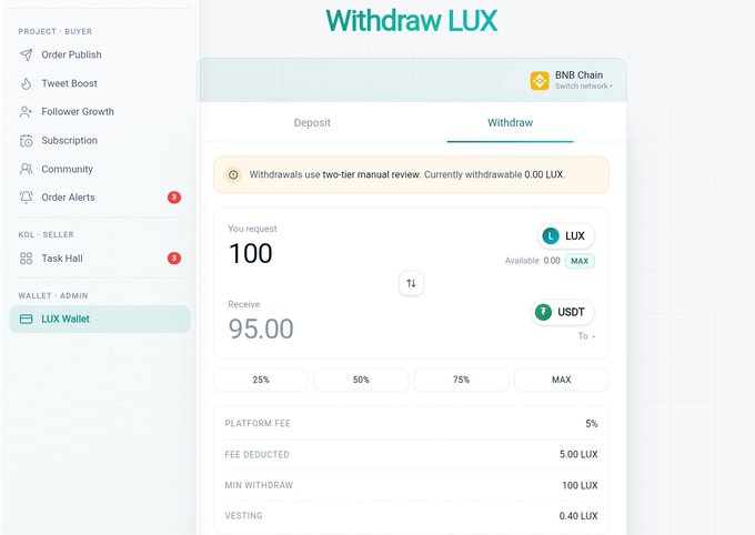 The image shows a screenshot of a website called WithdrawLux, which appears to be an online marketplace for completing tasks or chores. The main focus of the image is a screen displaying information about the platform's payment system, including details on how to make payments and what fees are associated with completing certain tasks. The text in the image provides context about the purpose of the website and its relationship to the post that says "how chinese creators make extra income there's this platform, it pays to complete certain tasks once you get paid enough you can withdraw as usdt".