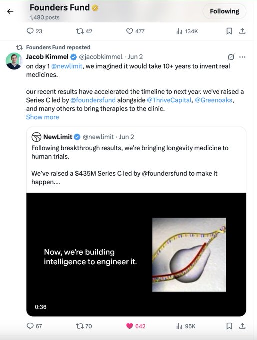 The image shows a screenshot of an twitter account page with several posts from the founder funders. The main post includes a message about airdrops related to farming experiments, which are likely being supported by the founder funds. Additionally, there is another post on the account that references the "founder funds", indicating its relevance or importance in the context of the conversations happening online.