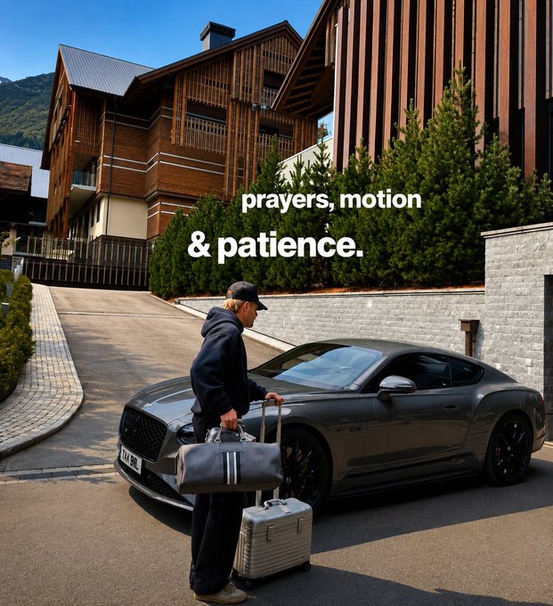 The image shows a man standing next to his car with luggage, possibly waiting for someone or preparing to leave. The text "Happy Sunday Kings and Queens." suggests that this could be a weekend or holiday when people are more likely to travel or visit friends and family. The phrase "Hype cycles come and go" implies that the image captures a moment in time where people's attention is drawn to something new, exciting, or trendy. The post also mentions "FIH_USD1 pushing unified settlement on Solana," which could be related to cryptocurrency or real estate development. This adds an element of interest for those who are familiar with these topics and might find the image relevant to their interests.