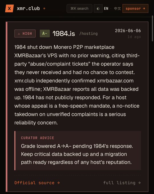 The image shows a screenshot of a webpage, which appears to be a discussion or review about a particular topic. The text on the screen includes information about a host named Douglas Tuman and an article titled "XmrBazzar". The website's URL is also visible in the image.