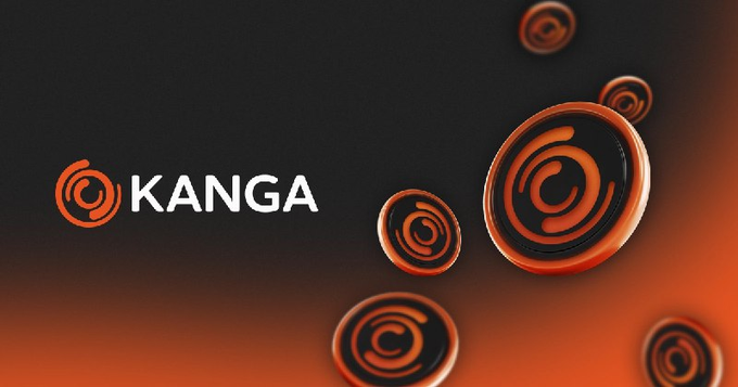 The image features a logo for a company named "Kanga" with orange circles surrounding the word "Kanga". The circles are of different sizes, creating an interesting visual effect. The background of the image is black, which contrasts with the vibrant orange color of the circles and makes them stand out even more. The text in the image reads: "Campaign Futures cho community khá dễ tham gia nên share lại cho ae nhé Chiến dịch này bên @KangaExchange Task khá đơn giản, chỉ cần: Trade tối thiểu 2 lệnh Futures Đạt đủ volume yêu cầu Cụ thể như sau: • Đạt $1000 volume → nhận". The image is a creative representation of the company's name and logo, with the circles surrounding the word "Kanga" creating an eye-catching visual effect.