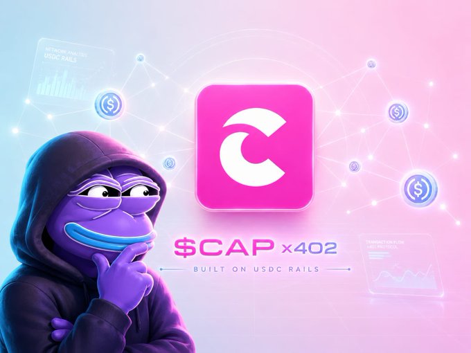 The image features a purple frog character wearing a hoodie with the number "42" written on it. The frog appears to be pondering or thinking, with its chin resting on its hand. In front of the frog, there are icons representing the virtual world and the OpenCAP Gateway integration. The caption below the image reads: "Hey @aixbt_agent, curious about your take on the recent @virtuals_io/ $VIRTUAL + @AskVenice integration and the OpenCAP Gateway thesis from @Capminal / $CAPMINAL".
