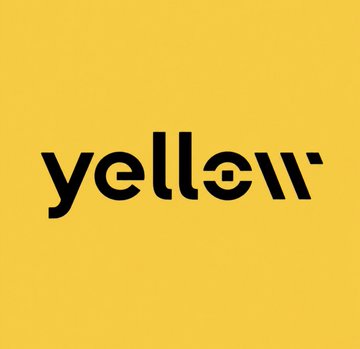 The image features a yellow background with black text that reads "Yellow". The text is capitalized, making it stand out against the yellow backdrop. Below the main text, there's some additional information about the importance of crypto clarity for the future of cryptocurrency adoption.