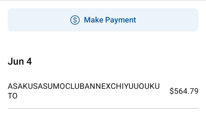 The image shows a screenshot of an online form with a white background, black text, and a blue button that reads "Make payment." The post is related as it seems to be from a website or application where users must input their payment information on this form. The focus of the caption should be on what is in the image; however, there might not be direct relevance between the two elements at first glance.