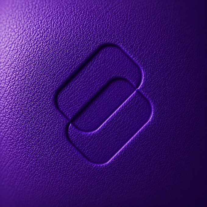 urn with a circular base and two curved sides, set against a purple background.