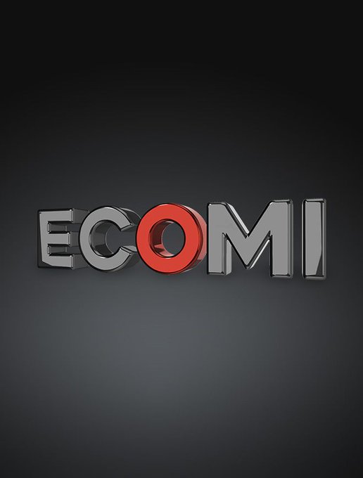 The image features a logo with the word "ecomi" written in red letters against a black background, which stands out prominently due to its bold color choice. The text also includes the phrase "I'm still convinced that this logo will have extra perks for $OMI holders." This suggests that the creator of the logo is confident in the benefits and advantages provided by holding the product or service represented by the "ecomi" logo, possibly related to a mobile phone company.