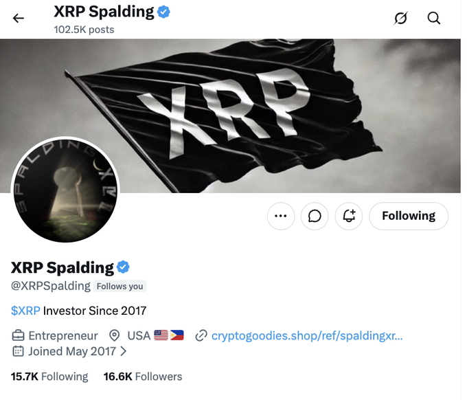 xtrpspalding has posted about a crypto marketplace they love, which features a Bitcoin wallet icon with XRP written on it as part of their account logo. This post highlights that the XRP coin has been adopted by this community and shows support for its members in an interesting way.