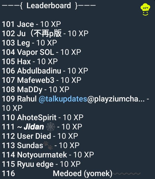 A leaderboard displays a list of usernames with their experience points, including names like 'Jace', 'Vapor SOL', 'Hax', and 'Jidan', each earning '10 XP'.