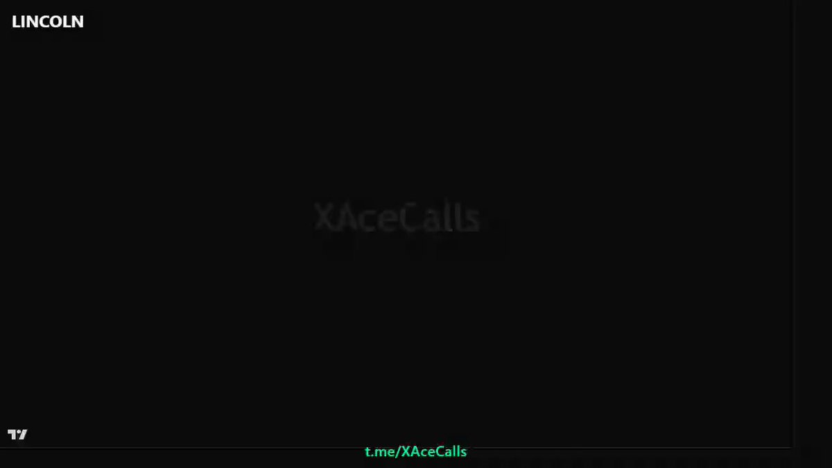 The image shows a large black square with white text that reads "LINCOLN 2.08 xaccel calls" at the top of the screen, and another smaller square below it that says "time.xaccel calls". The background is a light beige color.