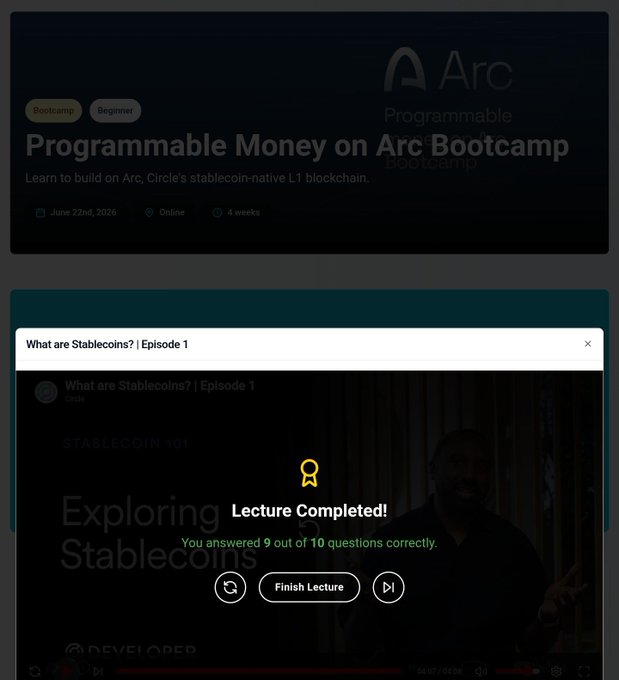 "I'm currently in the village with a poor network connection, but I'm still doing my best to stay locked in on @Arc. I completed today'