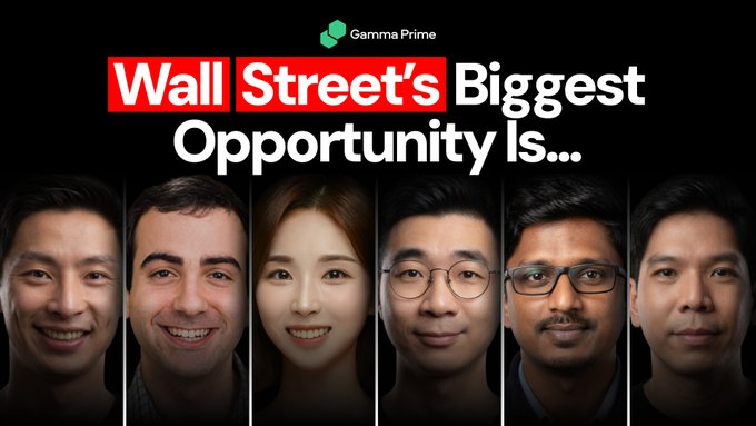 The image features a group photo of six people with their faces displayed against a black background. The text "Wall Street's Biggest Opportunity Is..." is written above the group photo, indicating that they are discussing the potential opportunities presented by the stock market or Wall Street in general.
